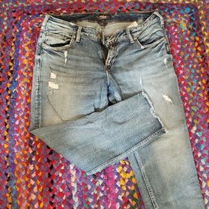 Silver brand Sam capris